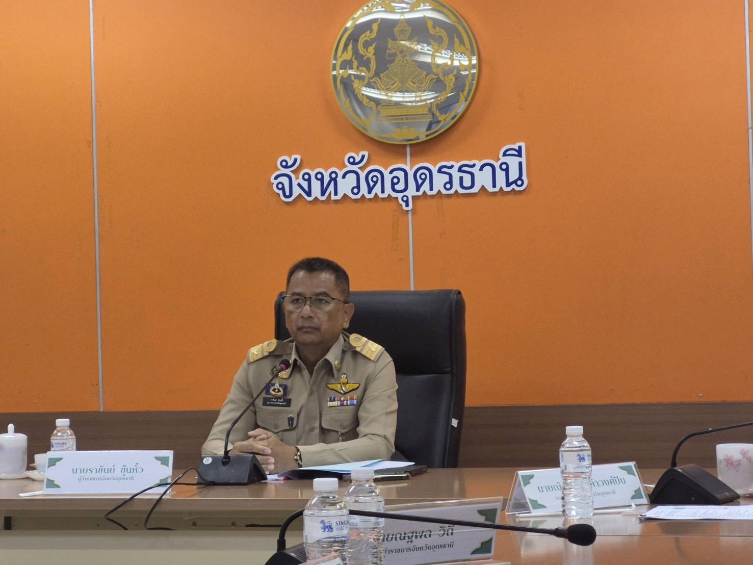 ศพช.อุดรธานี ร่วมประชุมหัวหน้าส่วนราชการจังหวัดอุดรธานี  หัวหน้าหน่วยงานรัฐวิสาหกิจสังกัดกระทรวงมหาดไทย และนายอำเภอ ครั้งที่ 10/2568