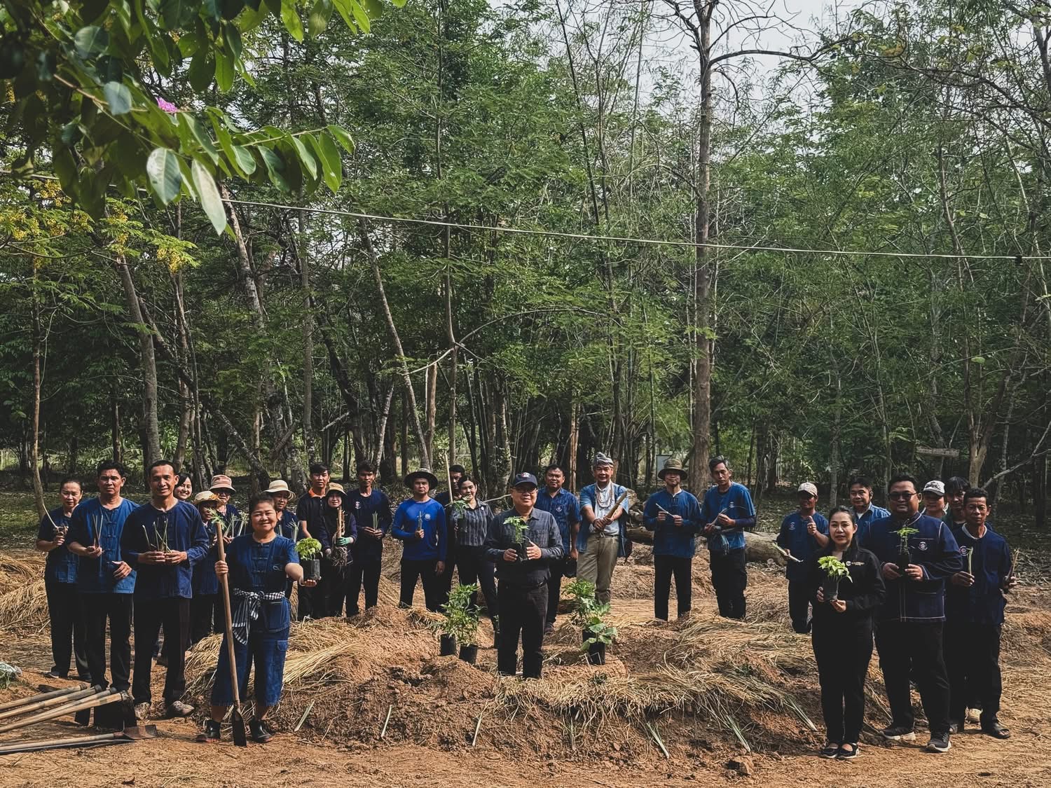 ศพช.อุดรธานี ดำเนินกิจกรรมเอามื้อสามัคคี “ปลูกกล้วยเอามัน(ส์)” 